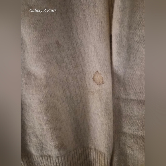 ​Talbots Petite Pure Cashmere Cowl Neck Sweater - Cream/Ivory 16P - Picture 12 of 12